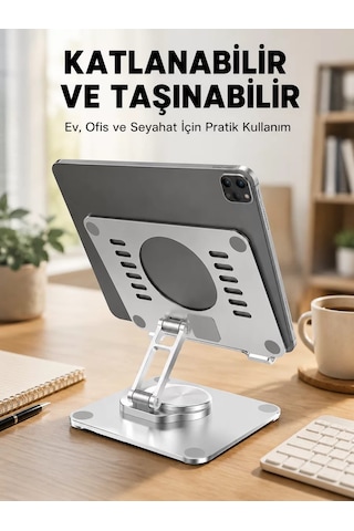Taşınabilir Katlanır Tablet Braketi Masaüstü Stand Yeni Nesil 1