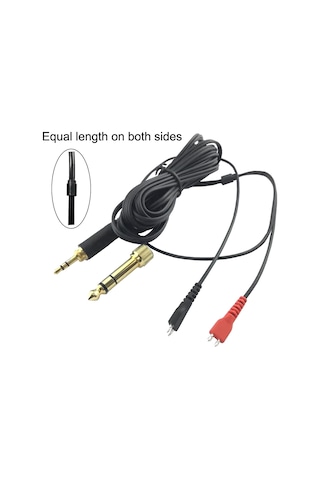 Sones Sennheiser Hd25 / Hd560 / Hd540 / Hd480 / Hd430 / Hd250 Kulaklık Ses Kablosu İki Tarafı Eşdeğer