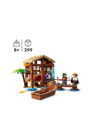 LEGO® ONE PIECE Yel Değirmeni Köyü Kulübesi 75636 - 8 Yaş ve Üzeri Çocuklar için Yaratıcı Oyuncak Yapım Seti (299 Parça)