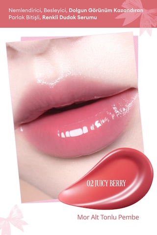Clıo Glaze Lip Serum 02 Juicy Berry