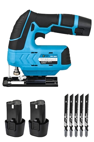 Dynamic Tech JS8501 12 V 2 AH Çift Akülü Şarjlı Dekupaj Testere Makinesi