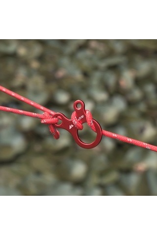 Besthome1 Kolay Ayarlamalar İçin 3 Delikli Tasarımla Yürüyüş Ve Tırmanma İçin 10 Parça Hızlı Düğümleme Karabina Mavi Mavi