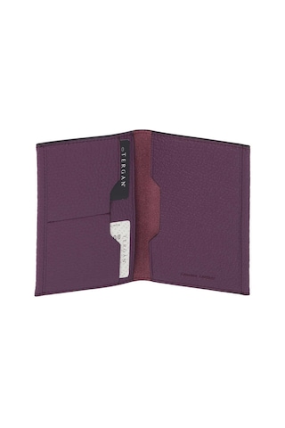 Tergan Mor Deri Unisex Pasaportluk - S1ps00001657-c48 Mor