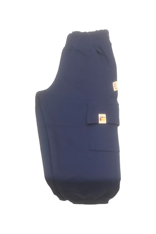 Tiffany Eşofman Altı Kargo Cepli Oversize Theme Lacivert-10749 Lacivert