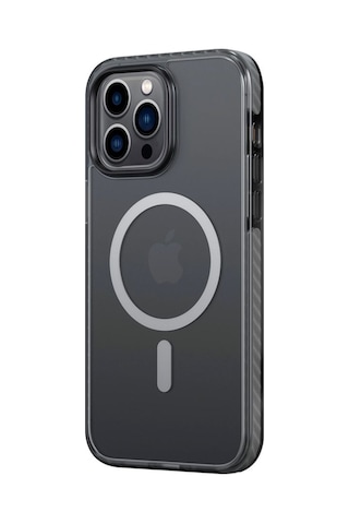 Rock Apple Uyumlu iPhone 14 Pro Kılıf Shield Serisi Magsafe Anti Shock - Siyah Siyah