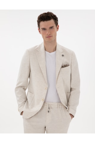 Pierre Cardin Erkek Ekru Takım Elbise 50304275-vr019 Ekru
