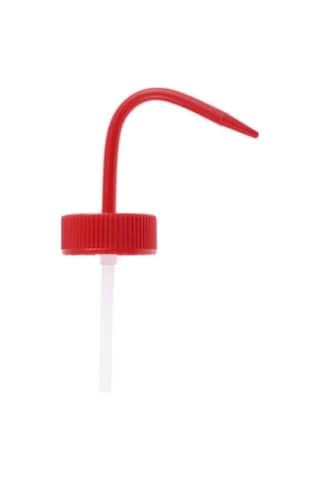 Borox Piset 500 ML Yıkama Şişesi Geniş Boyun Kırmızı Kapak