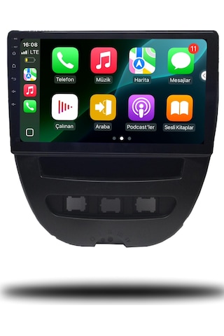 Caros Citroen C1 2007-2013 Uyumlu Android Multimedya 4gb Ram 32gb Hafıza 10"