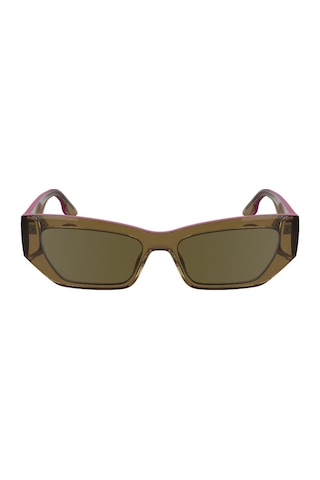 Karl Lagerfeld Kl 6160s 210 54 Unisex Dikdörtgen Şeffaf Kahverengi Kemik Güneş Gözlüğü Kahverengi