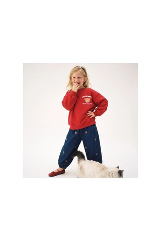Poala Kids Bear Sweatshirt Kırmızı