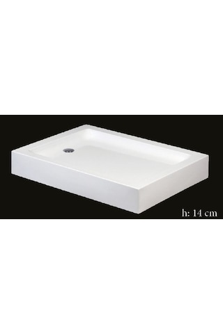 Alika 90x160 Dikdörtgen Monoblok Duş Teknesi