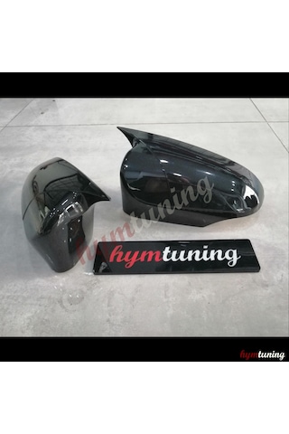 Toyota Uyumlu Yaris Yarasa Ayna Kapağı - 2011 - 2017. Piano Black