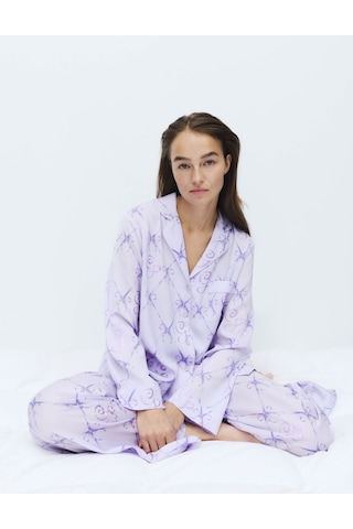Marks & Spencer Wicked Pijama Takımı T37002262J Mor