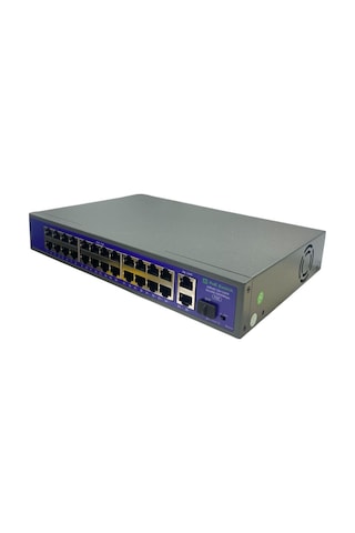 Novacom Nvc-hıf2421gbl-c 24+2+1 Port 10/100/1000 Gigabit Uplink Poe Switch