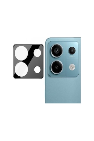 Xiaomi Redmi Note 13 Pro Kamera Koruyucu 9h Temperli Cam Şeffaf