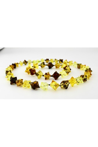 Kehribar Kolye Ve Bileklik Fosilli Özel Tasarım Set&takim Ambergold Kly16-23 Çok Renkli