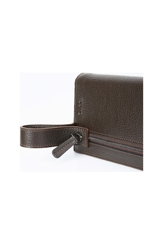 Tamer Tanca Erkek Hakiki Deri Kahverengi Floter El Çantası 710 302 Erk El Cnt Sk21-22 Kahve Floter Kahverengi