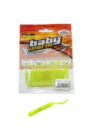 Fujin Baby Worm 5.2 Cm Floating Lrf Silikonu Yellow Tek Renk-Tek Ebat Fujin Baby Worm 5.2 Cm Floating Lrf Silikonu Yellow Tek Renk-Tek Ebat