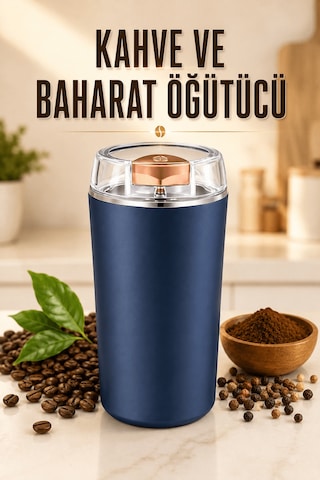 Kahve Ve Baharat Öğütücü Paslanmaz Çelik Dayanıklı Kolay Kullanım 0