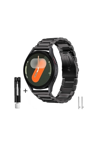 Samsung Galaxy Watch 7 Fe 4 5 Pro 6 Seri 40 42 43 44 45 46 47 Mm Uyumlu 20mm Çelik Saat Kordonu