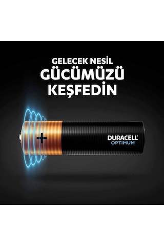 Duracell 4'lü Optimum AA Kalem Pil