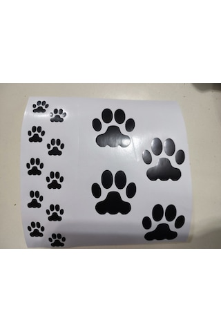 Pati Desenli Siyah Sticker Diğer