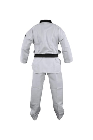 Adidas ADI-START Siyah Yaka Taekwondo Müsabaka Elbisesi Beyaz