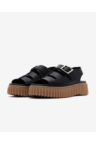 Clarks Torhill Seam Kadın Siyah Sandalet 26172064 Siyah