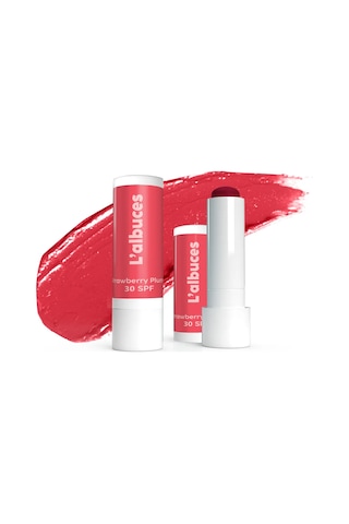 L'albuces Strawberry Plump Lip Balm Dudak Nemlendirici SPF30 2'li