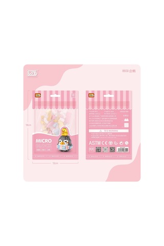 Lz8609 Nessiworld Penguen Blok Seti Nessiworld Poşet -vagon Life Çok Renkli