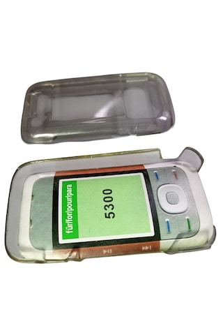 Nokia 5300 Uyumlu Telefon Koruyucu Şeffaf Mika Kapak -
