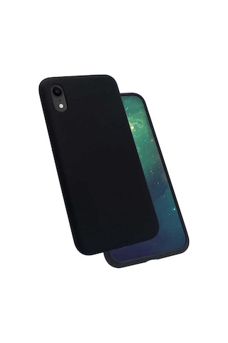 Apple Uyumlu iPhone XR 6.1 Kılıf Zore Silk Kadife Iç Yüzey Silikon Kılıf