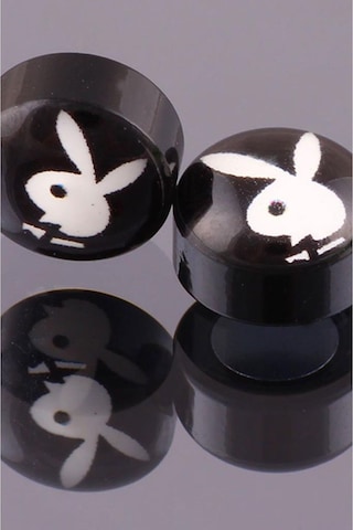 Tkpe00504 Playboy Çift Taraf Mıknatıs Unisex Küpe K2 Diğer