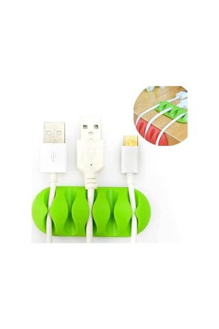 Orret Home 3 Adet 5 Kanallı Kablo Tutucu Sabitleyici Kablo Sabitleyici Mouse Kablosu, Şarj Kablosu