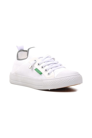 United Colors Of Benetton Beyaz Kadın Sneaker Benetton Bnı-10233 Z Beyaz