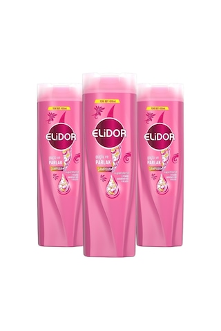 Elidor Güçlü ve Parlak Superblend Saç Bakım Şampuanı 3 x 400 ML