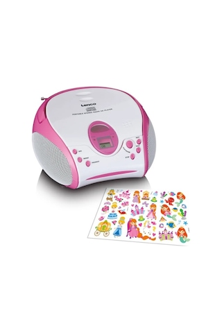 Lenco Scd-24pk Kids - Cd Çalarlı Taşınabilir Stereo Fm Radyo - Pembe
