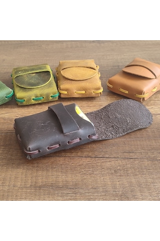 Sumerian Leather Craft  Deri Sigara Kılıfı Kahverengi