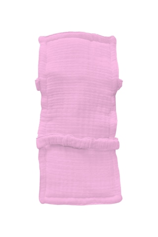 Pamuk Muslin Bebek Emzirme Yastığı Ter Emici Kol Yastığı Pembe