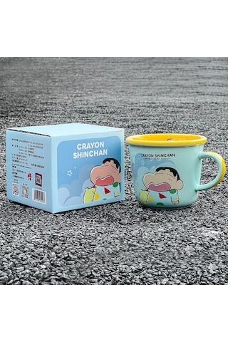 Geeroyoo Kadınlar İçin Sevimli Seramik Kupa, Kahve/çay İçmek, Ev Kullanıma Uygun, Hediye Hediyesi - Mavi 340ml Diğer