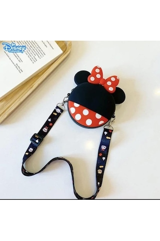 Disney Minnie Mouse Silikon Askılı Çanta-1485 Çok Renkli