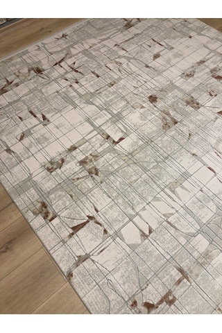 Crea Halı Valera 7819a %100 Akrilik 200x290 Ebatlı+8 Mm+yatışmaz