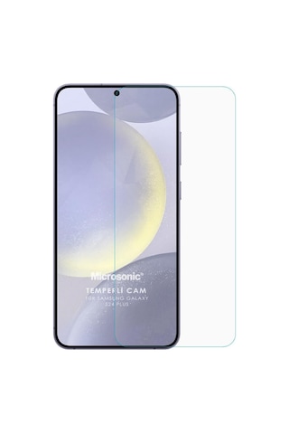 Galaxy S24 Plus Tempered Glass Cam Ekran Koruyucu Galaxy S24 Plus İle Uyumlu Ekran Koruyucu - Şeffaf