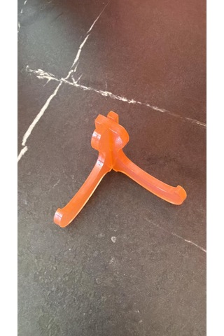 Parlak Turuncu Orkide Çiçeği Renkli Sedefli Çerçeve Tabak Teşir Ayağı Stand Şövalye El Yapımı Epoksi lik