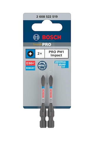 Bosch Pro Impact Ph1 55 Mm Yıldız Bits Uç 2'li 2608522519