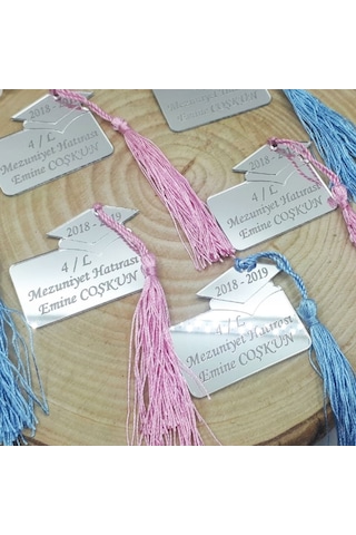 Kep Pleksi Mezuniyet Hatırası Püskül Ve Magnetli 15 Adet