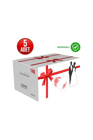 Çeyiz Kolisi - Büyük ve Sağlam 58x38x30 - 5 Adet