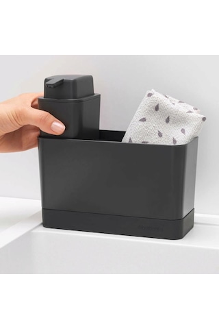 Brabantia Sabunluk Ve Sünger Seti İkili Koyu Gri 302602