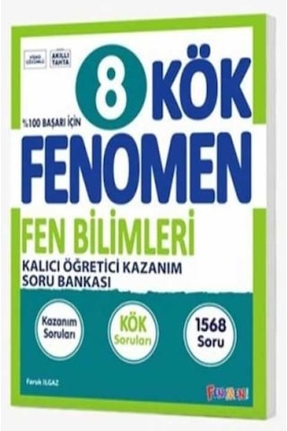 8. Sınıf Kök Fen Bilimleri Soru Bankası Fenomen Yayınları