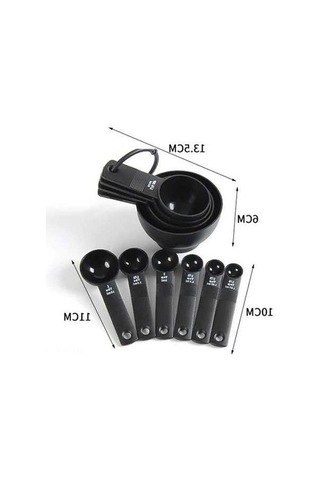 Pazly 10'lu Ergonomik Tutma Koluyla Yüksek Hassasiyetli Ölçüm Kaşıkları Seti - Yığınlanabilir Saklama Diğer